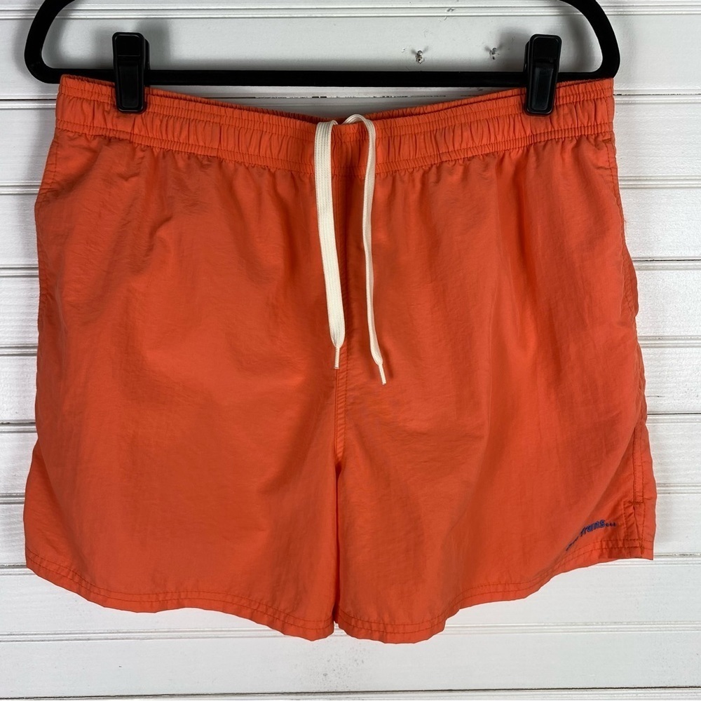 IETS FRANS Men’s Nylon Runner Shorts Orange Size L